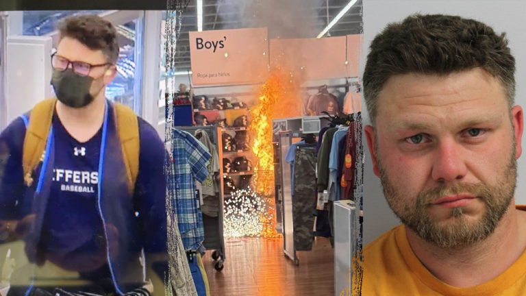 New Jersey man arrested in connection with Walmart arson in Maryland