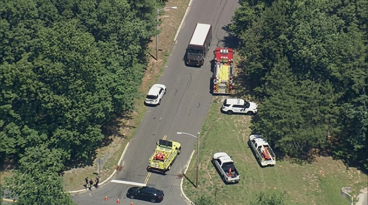 Was This E-Bike Crash Avoidable? Teen Chase Sudano Hospitalized! Aerial view of emergency vehicles.