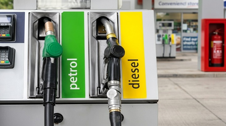 Will Iran Conflict Send Gas Prices Soaring Again? Drivers Worry! Petrol and diesel fuel pump