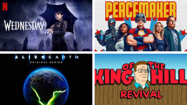 Which 4 Hit TV Shows Return Next Month? Fans Can’t Wait Anymore Collage of 4 Hit TV Shows Return Next Month