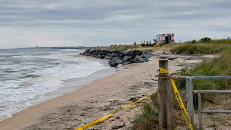 Swimmer Dies After Rescue Attempt at Unguarded Sandy Hook Beach in New Jersey
